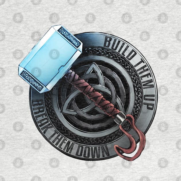 Mighty Mjolnir by NihatGokcenArt